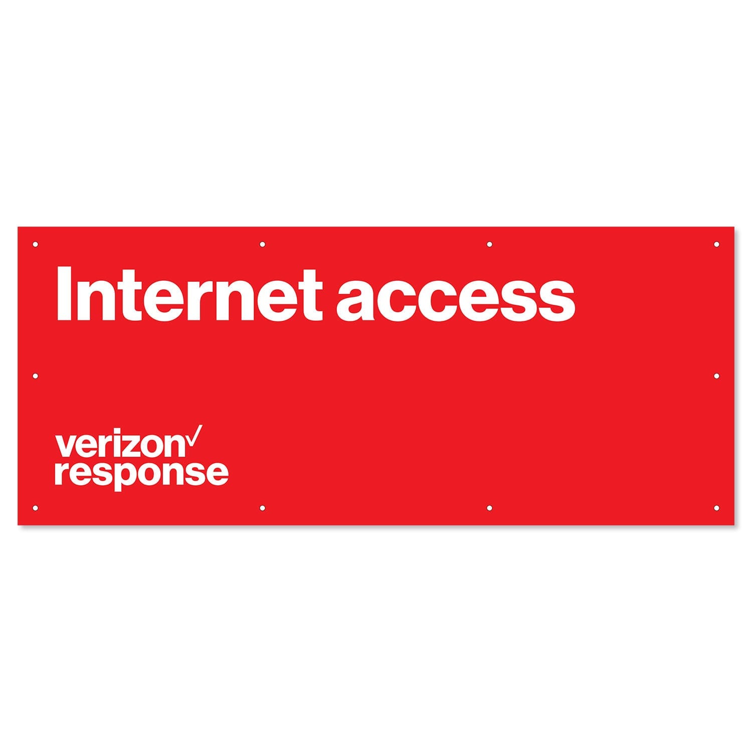 Verizon Response Internet Access Banner