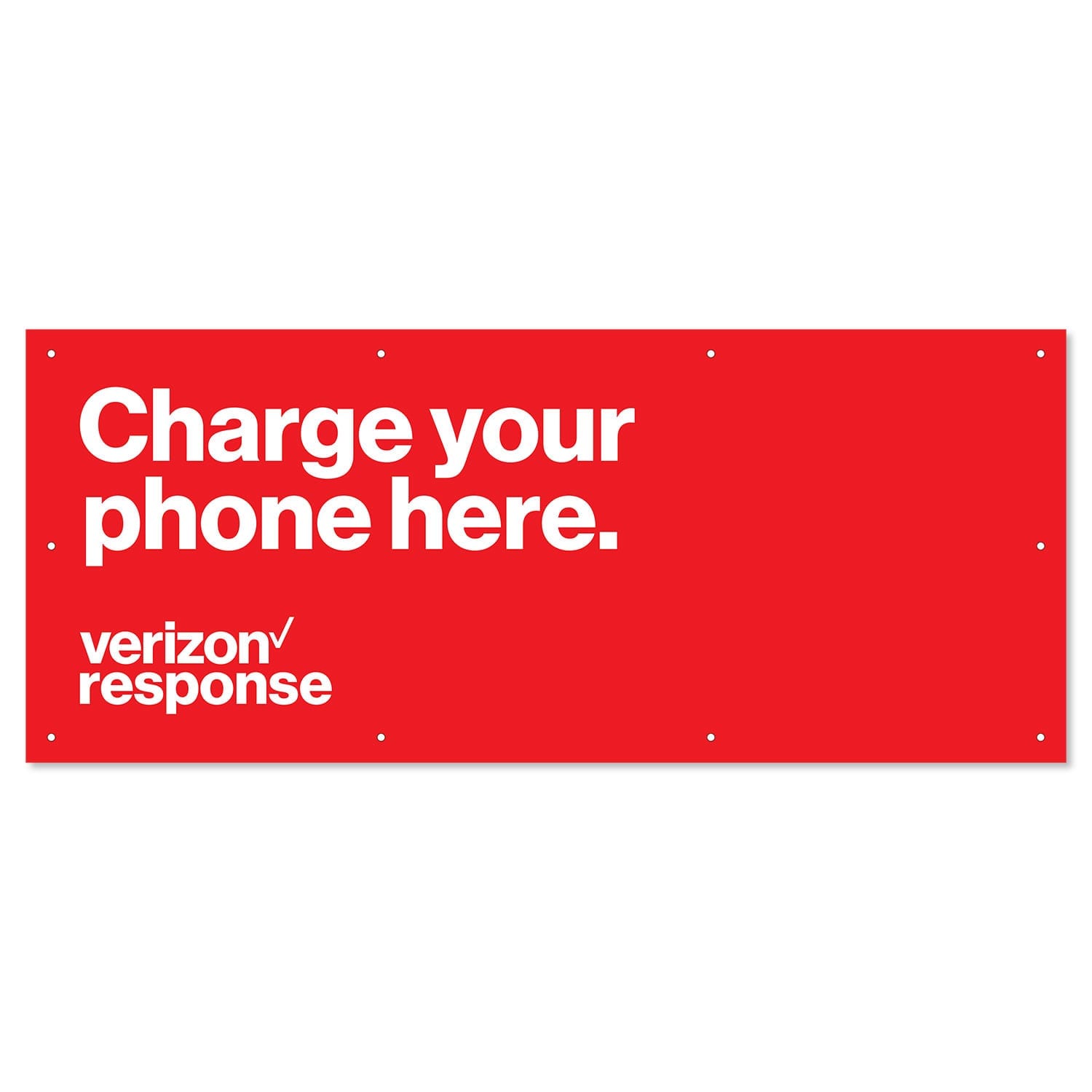 Verizon Response Charge Your Phone Here Banner